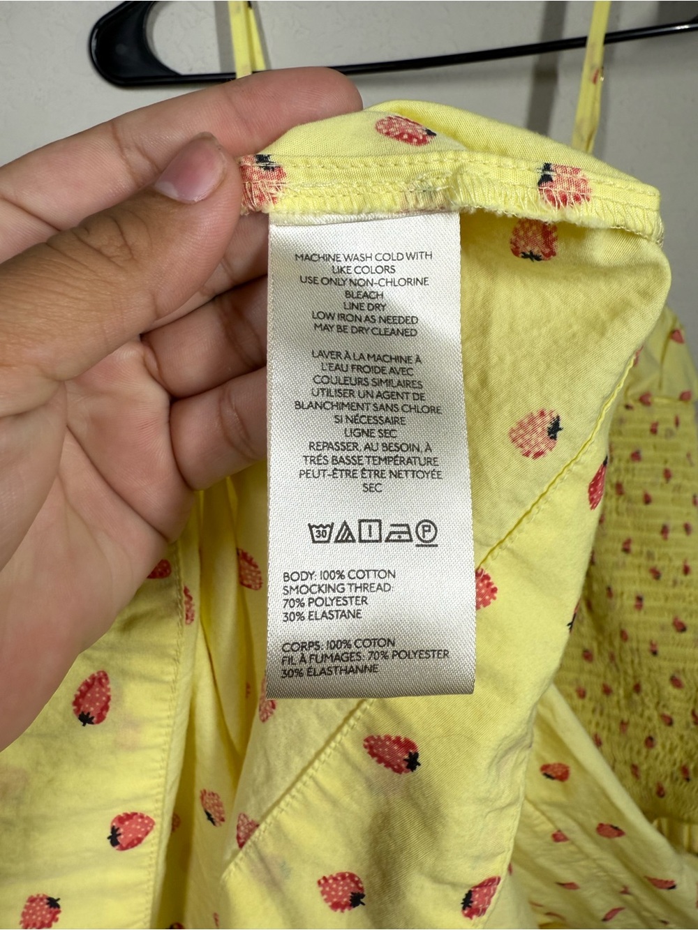 Free People Lavender Daze Strawberry Print Dress Sz Small - Picture 8 of 8